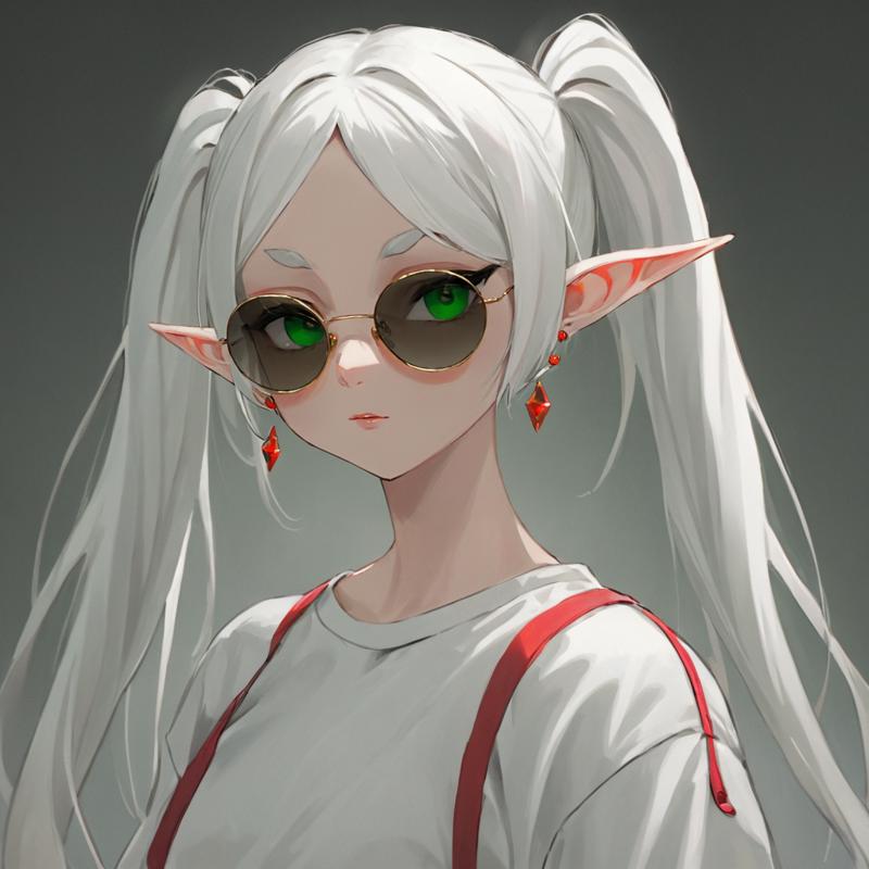 26845-2735546141-realistic, cinematic, (detailed), (highly detailed),  a elf woman with twintails and red earrings wearing a oversize t-shirt and.png